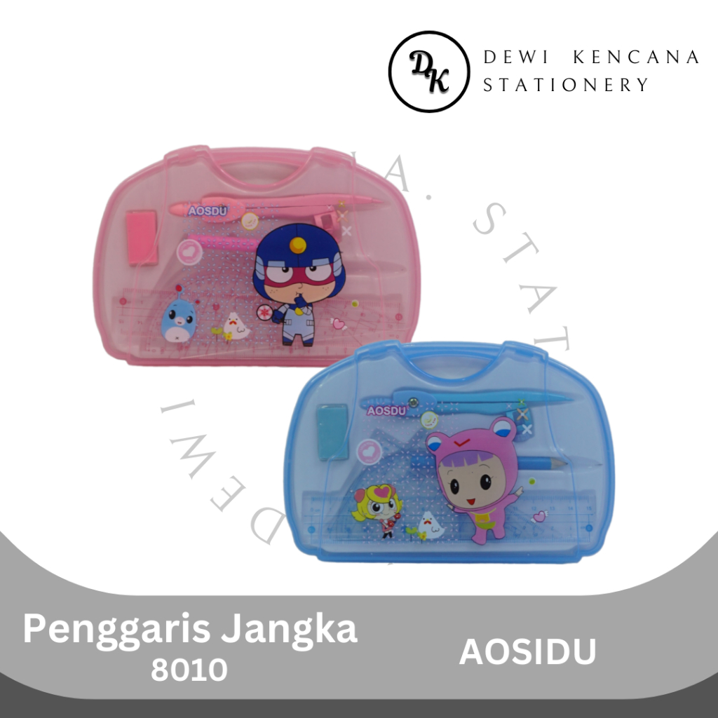 

Set Kotak Jangka Penggaris Math Set Anak-Anak Aosidu