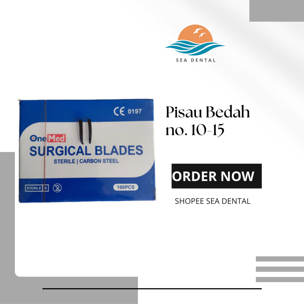Pisau Bedah no 10-15 Bisturi Bedah Ecer