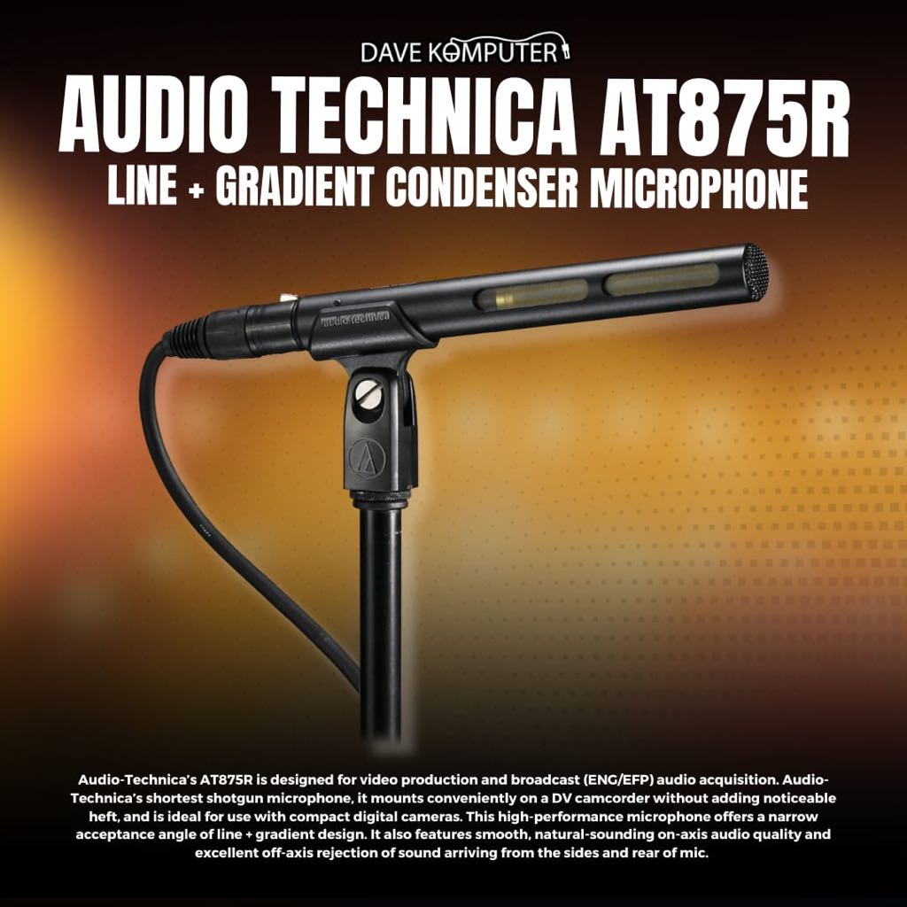 Audio Technica AT875R Line + Gradient Condenser Microphone