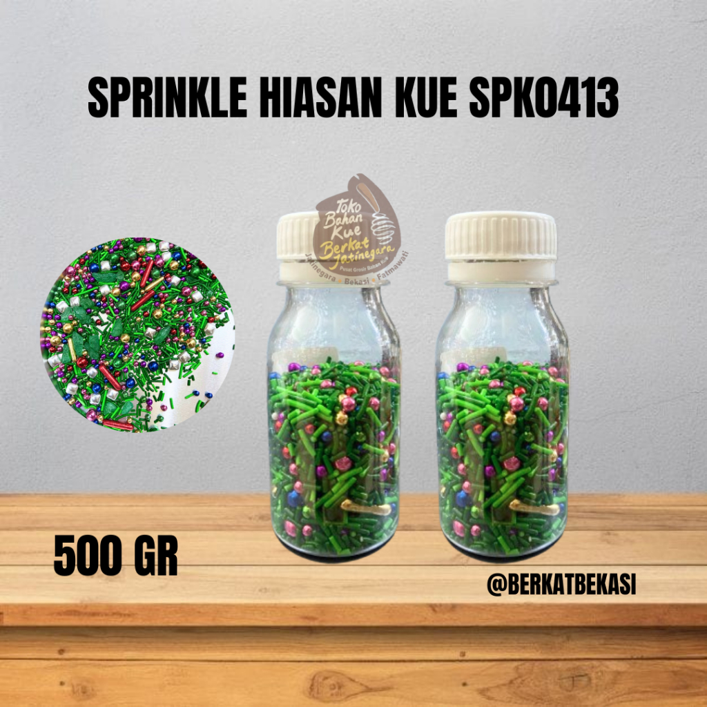 

SPRINKLE HIASAN KUE CHRISMAS / SPRINKLE HIASAN KUE NATAL / HIASAN KUE 50 GRAM