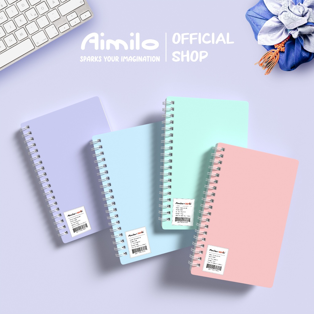 

Aimilo Notebook Aesthetic A6 Buku Diary Buku Catatan Pertemuan Scrapbook Mini Buku Notes 70 Lembar