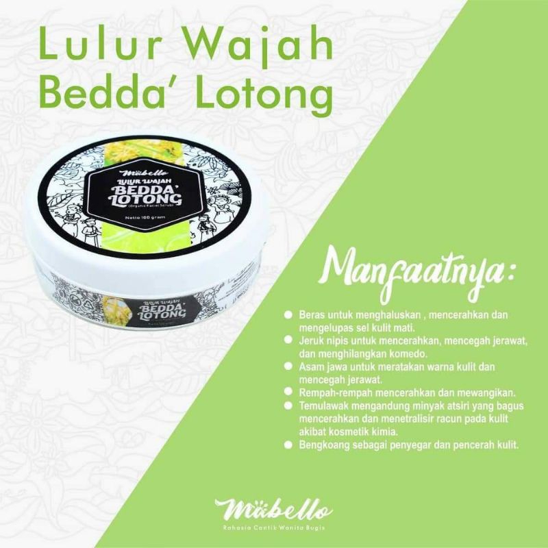 Masker Wajah Mabello