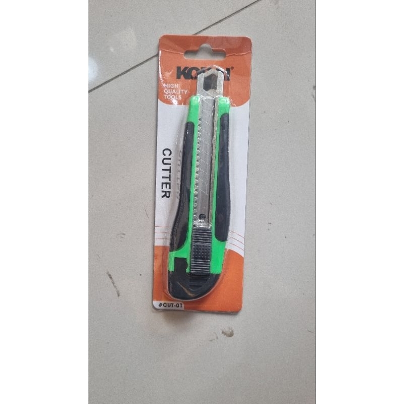 

Kodai pisau cutter plastic / cutter plastik / pemotong kertas kater