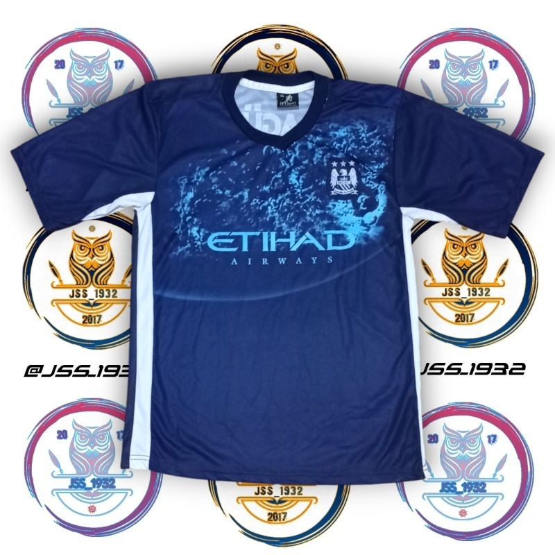 Jersey Bola MANSITI Away Kit KUN AGUERO 16 Murah Retro Vintage Rare Outfit Atasan Fashion Blokecore 