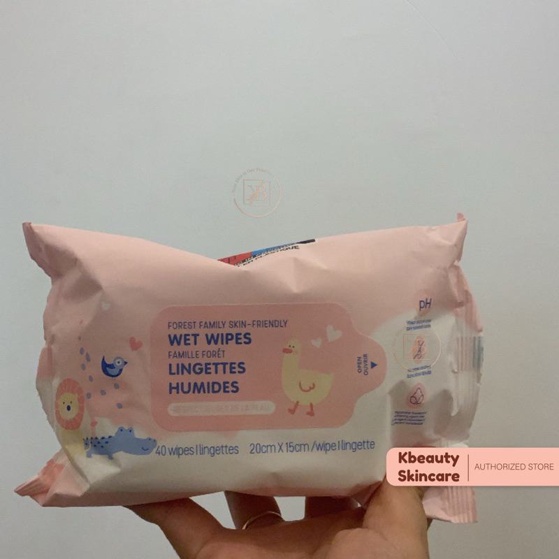 MINISO Tisu Basah Air Murni Tebal Liburan Bayi Tisu Basah Khusus untuk Tangan dan Mulut Tisu Basah B