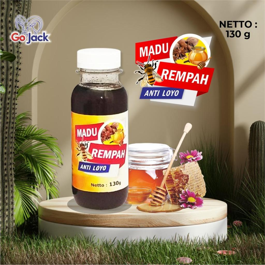 

Minuman Madu Rempah Go Jack Diet anti loyo dan penambah stamina pria wanita kemasan 130g dan 350g