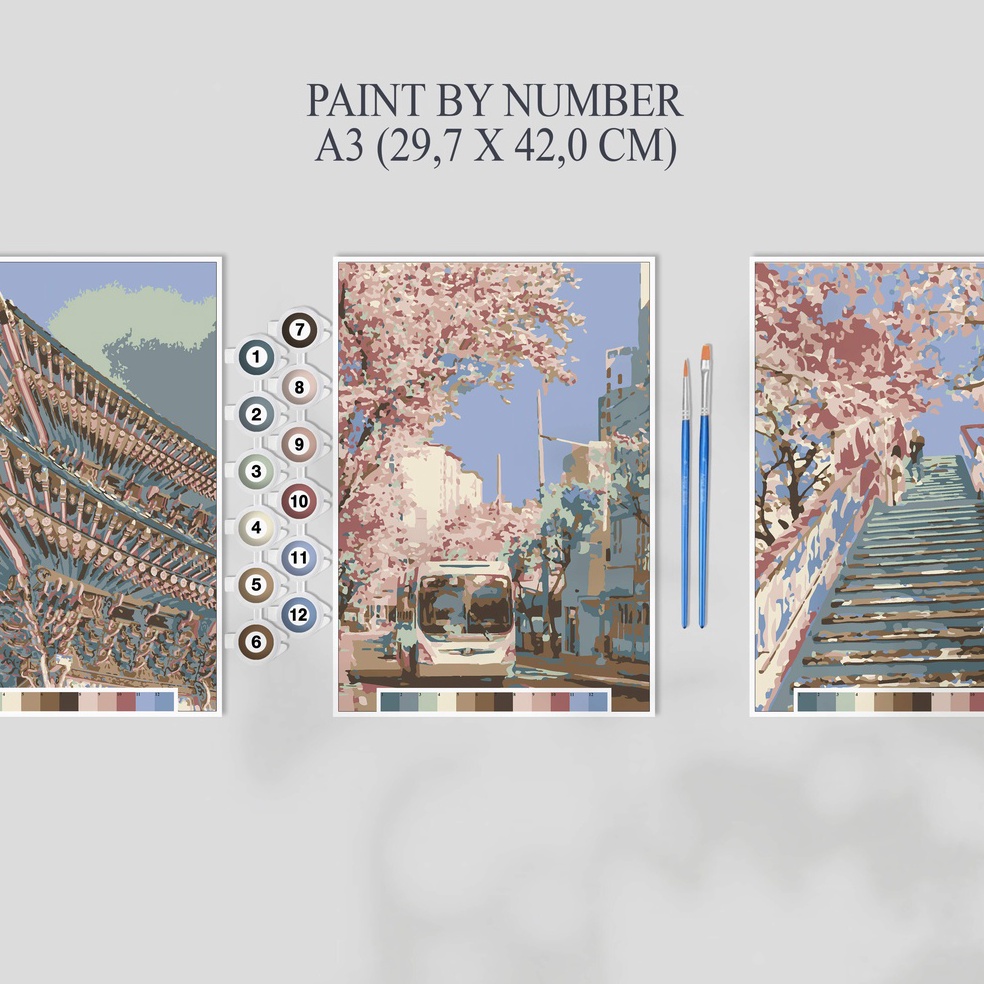 

KODE O2Z Paint By Number Kit A3 KOREAN AESTHETIC