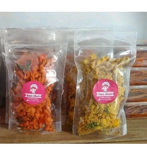 

SNACK ATTACK KAJEN - CEMILAN Makaroni Spiral/Makaroni Ulir/Unter-unter Extra Hot, Balado, Jagung manis, BBQ Daun Jeruk 100 gram, 250 gram, 500 gram, 1000 gram/1kg
