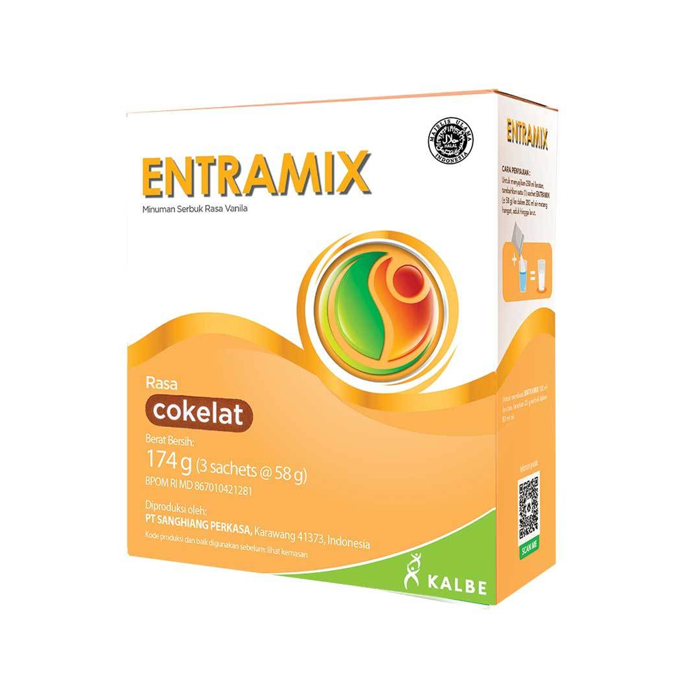 

ENTRAMIX Susu Kesehatan Lansia Cokelat 174gr