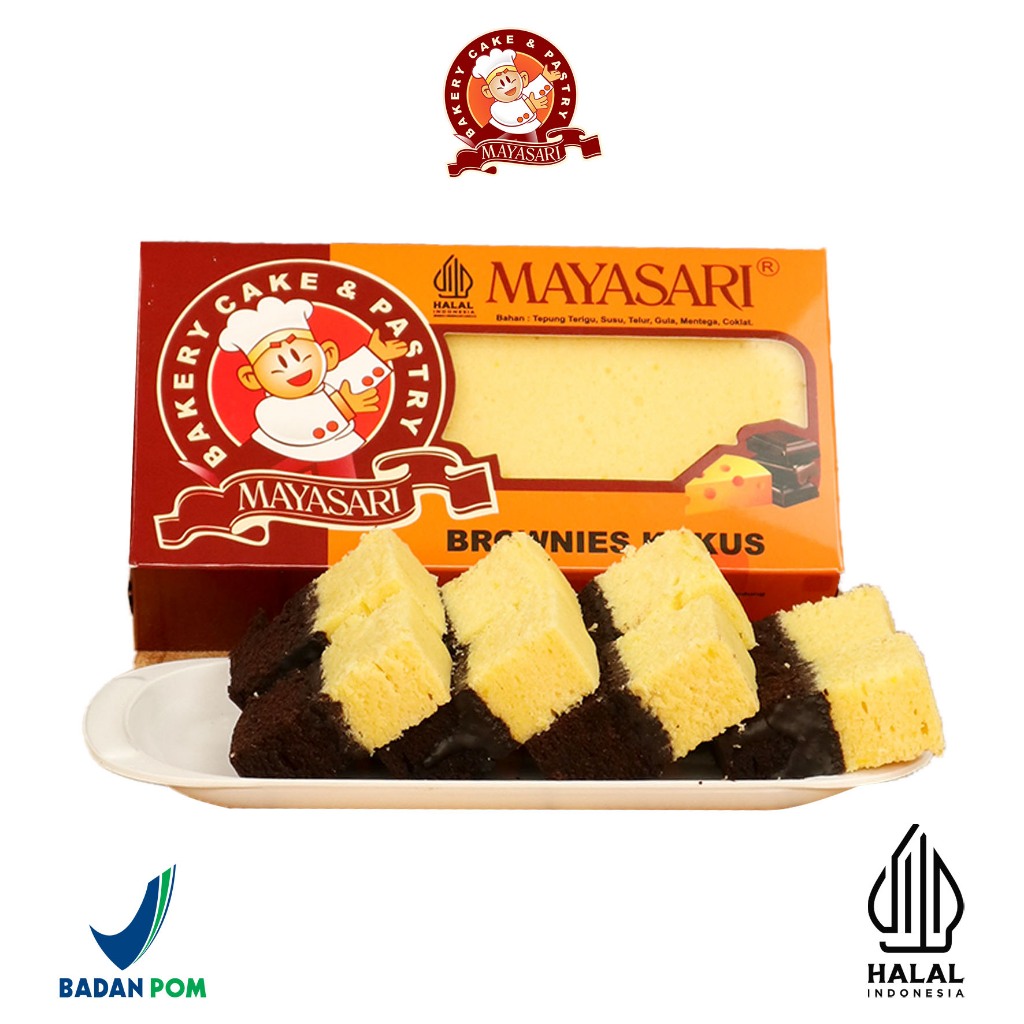 

Brownies kukus Choco Cheese - Mayasari Brownies