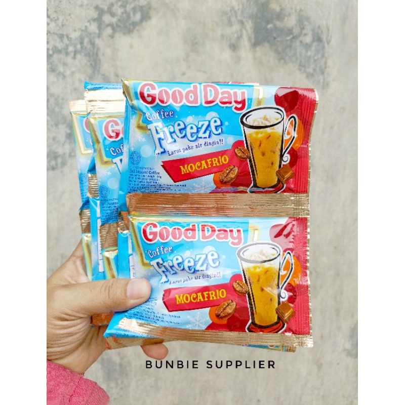 

Good Day Coffee Freeze Mocafrio Isi 10pcs (RENCENG)