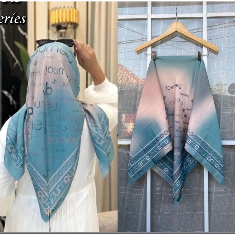 hijab segiempat motif  hijab motif voal hijab motif gradasi