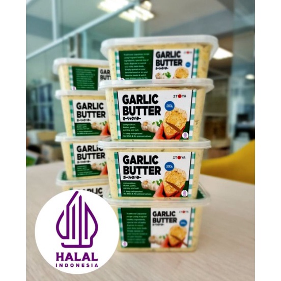 

KI3 HALAL MUI BPOM TASTE GURANTEE ITOYA GARLIC BUTTERMENTEGA HALAL MUI INDONESIA RASA KEJUBBQ No PIRT 21135781642626