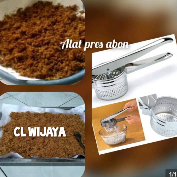 Potongan GRATIS ONGKIR  ALAT PRES ABON STAINLESS STEEL 1CM