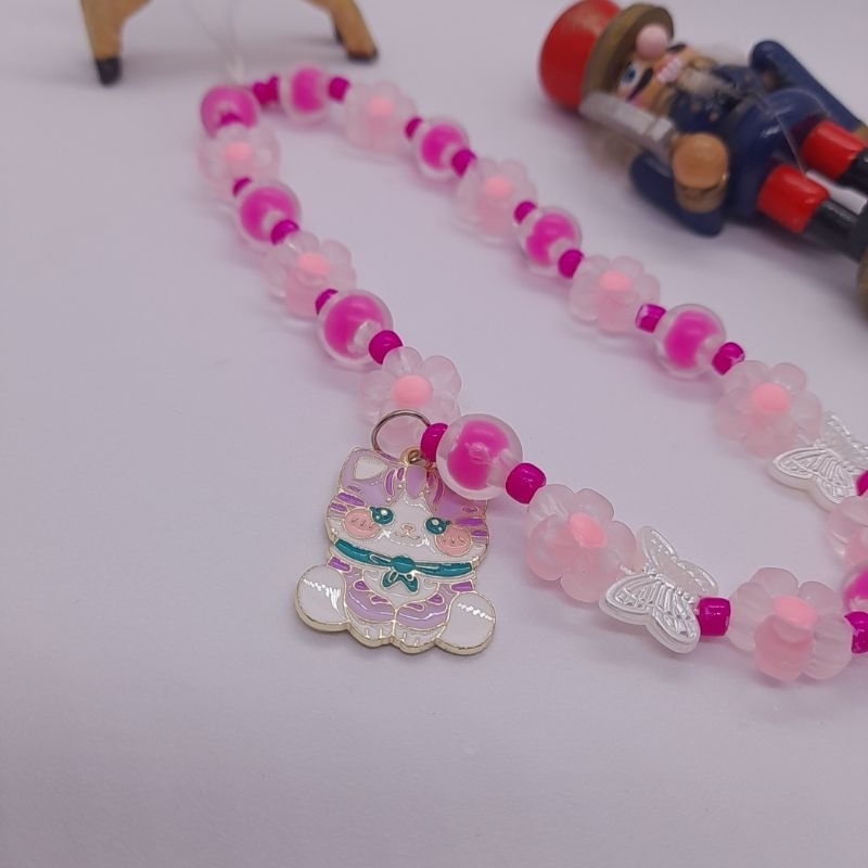 Strap Gantungan Handphone Lucu & Aesthetic Charm Kucing