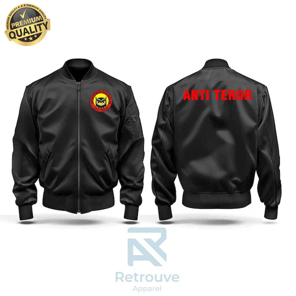 Jaket Bomber Densus 88 Anti Teror  Jaket Bomber Pria