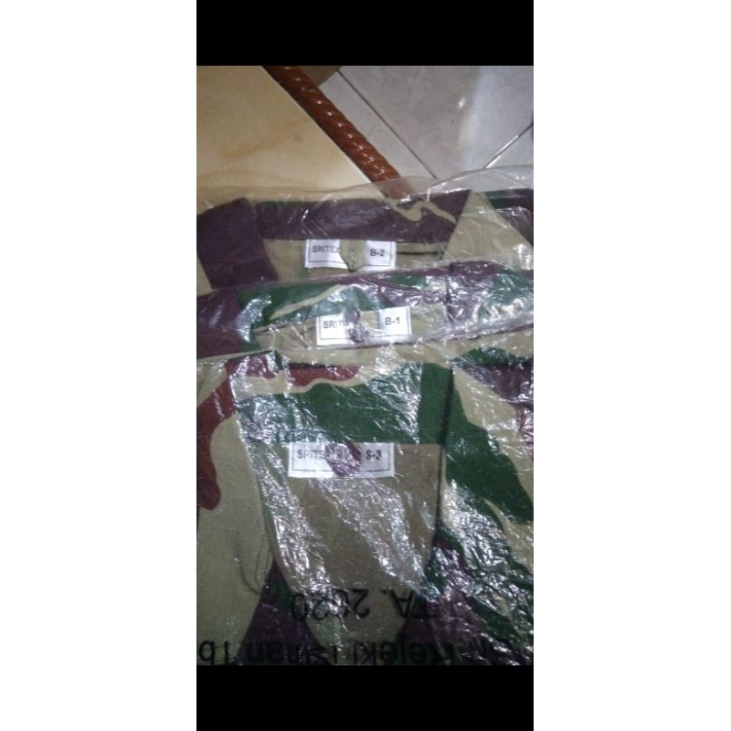 baju pdl kopassus tni ad
