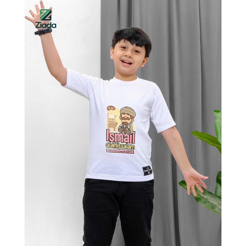 Ziada Kaos Anak Muslim (Serial 25 Nabi & Rasul) NABI ISMAIL A.S | Katun Kombed Premium, Bio Wash, DT