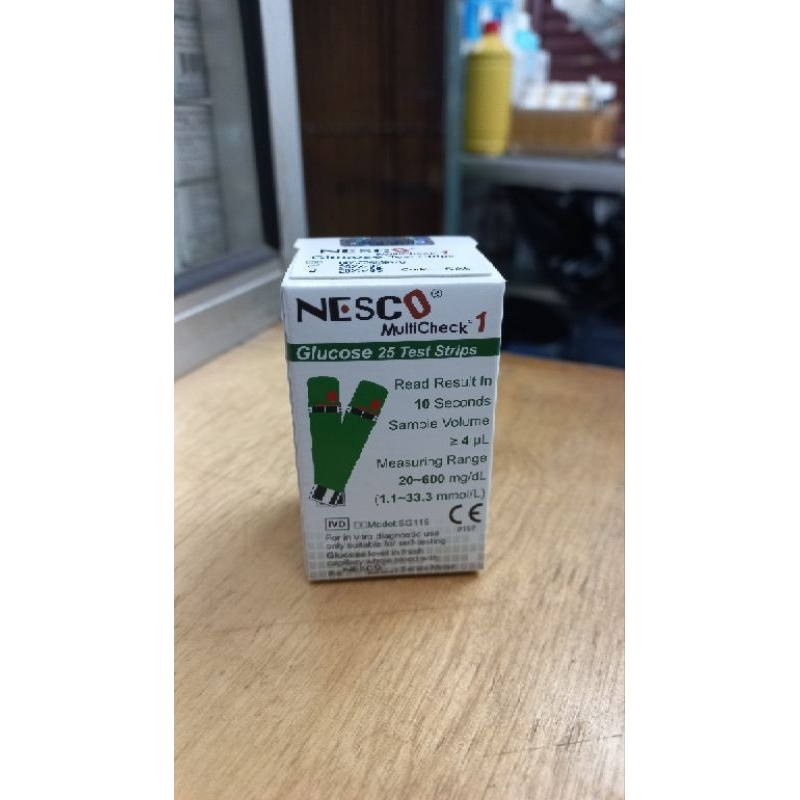 nesco gula darah / strip nesco gula darah / nesco glucosa