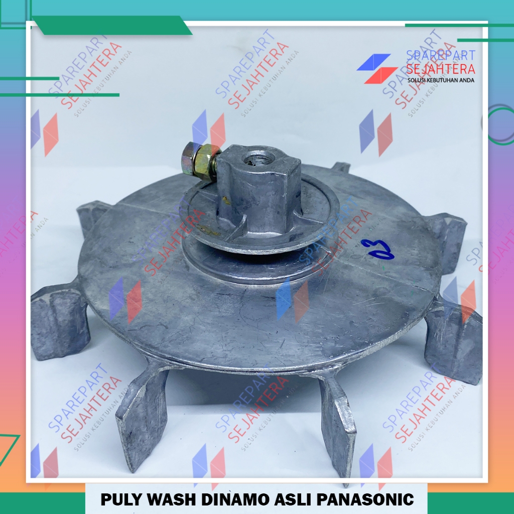 PULY PULI WASH DINAMO MESIN CUCI 2 TABUNG PANASONIC ASLI ORIGINAL 12 14 KG