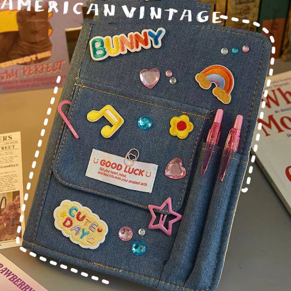 

KODE G65T y2k Notebook A5 Cover binder American Vintage Binder Buku diary