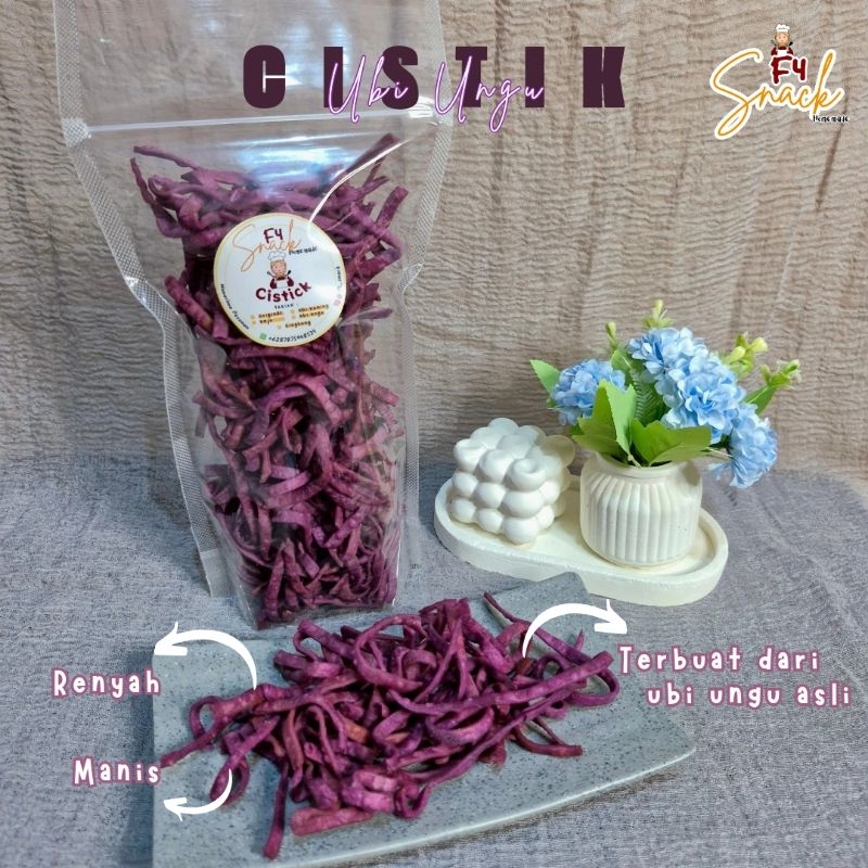 

KERIPIK / CISTIK UBI UNGU 250 GR / 500 GR / 1 KG HOME MADE | CISTIK UBI UNGU 1/4 KG| 1/4 KG SEPEREMPAT KILOGRAM CISTIK UBI UNGU GURIH MANIS CRISPY KRISPI