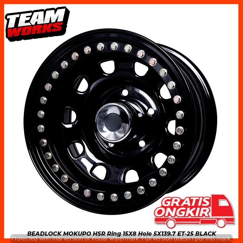 VELG OFFROAD DAYTONA BEADLOCK MOKUPO RING 15 MOBIL JIMNY JEEP KATANA ESCUDO PELEK R15 LEBAR 8