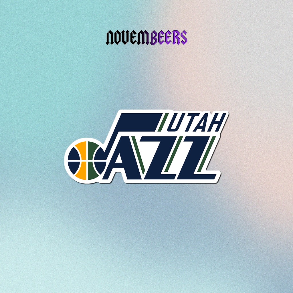 

Stiker Vinyl Utah Jazz Sticker Vinyl Glossy NBA Team