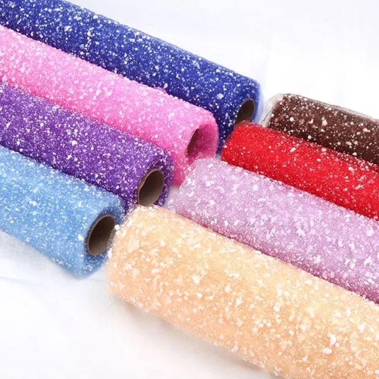 

Obral Baru 1 Roll Snow Tile Roll Kain Tile Salju Snowy Wrapping Paper Flower Wrapp Kertas Buket