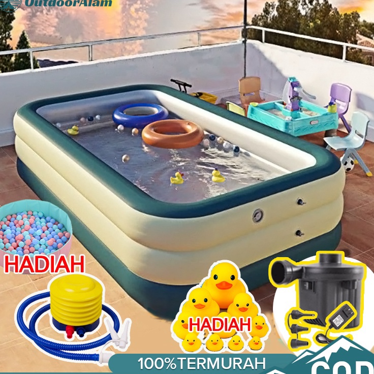 Promo Istimewa  Ukuran JumboKolam Renang Anak Bahan MenebalKolam Renang Anak JumboKolam Renang Kelua