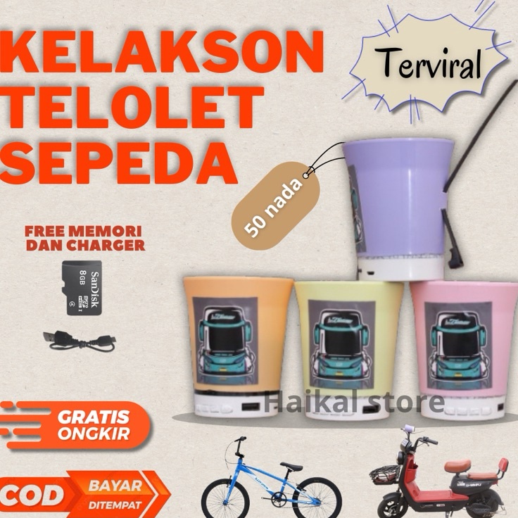 Penjual Resmi  TELOLET BASURI SEPEDA 5 NADA VIRAL  TELOLET SEPEDA  TELOLET BASURI  KELAKSON TELOLET 