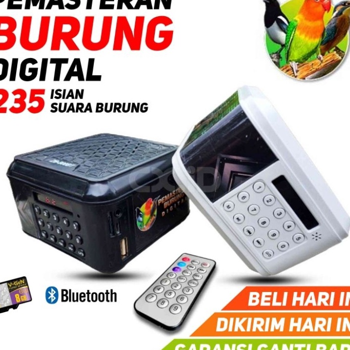 SPEAKER MASTERAN BURUNG ISI 235 SUARA MASTERAN BURUNG