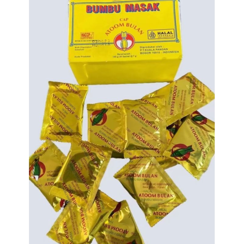 

BUMBU ATOM BULAN 1 BUNGKUS/7gr