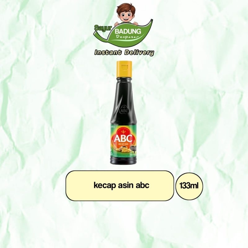 

Kecap asin Abc botol 133ml _ sayur instan Badung