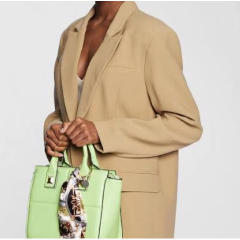 Tas - ALDO wylalaeria top handle bag with scarf- LIME