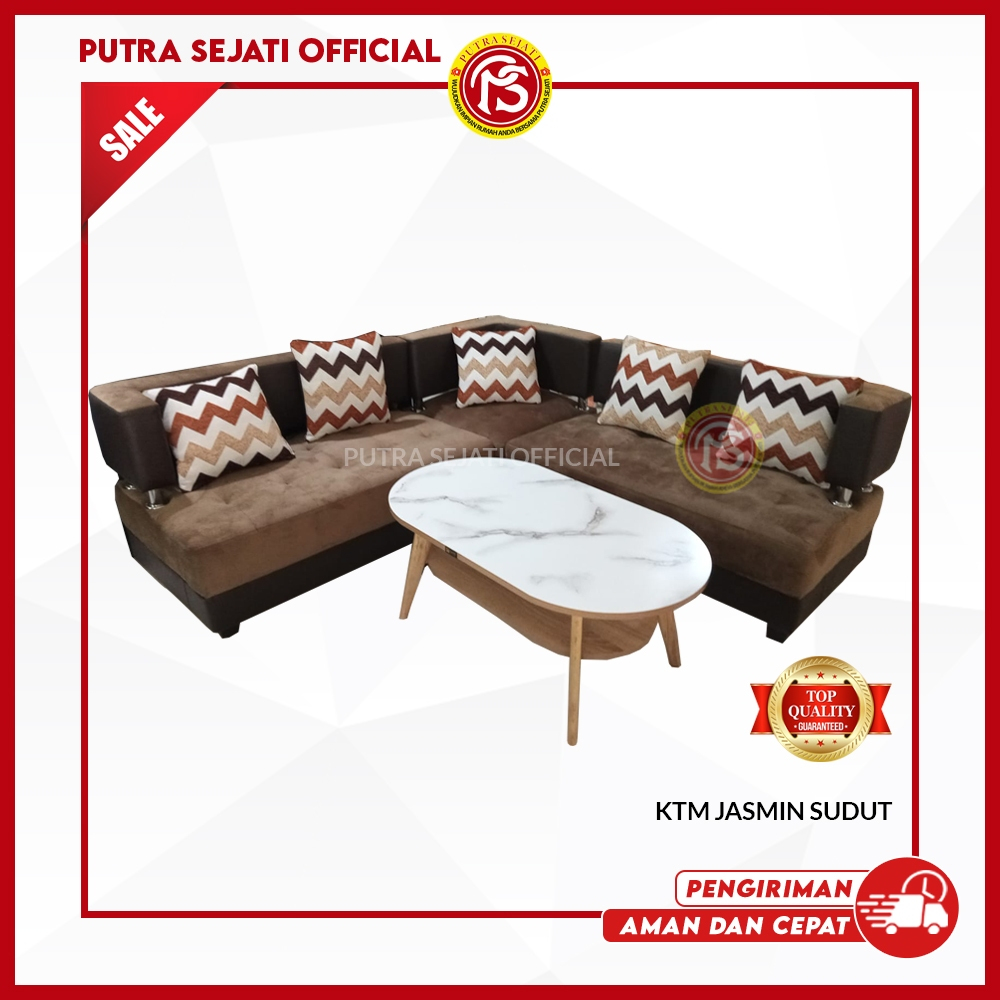 SOFA SUDUT MINIMALIS/SOFA MINIMALIS/JASMIN SUDUT