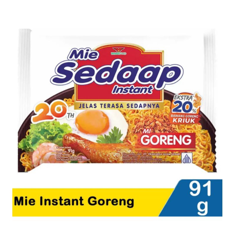 

Mie Sedaap Goreng 91g