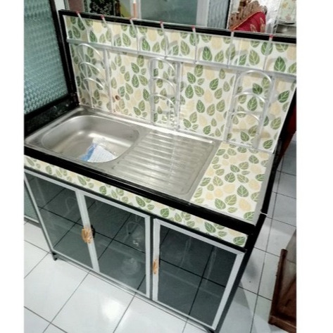 rak wastafel cuci piring/cuci piring alumunium/rak piring wastafel/premium/delivery jabodetabek