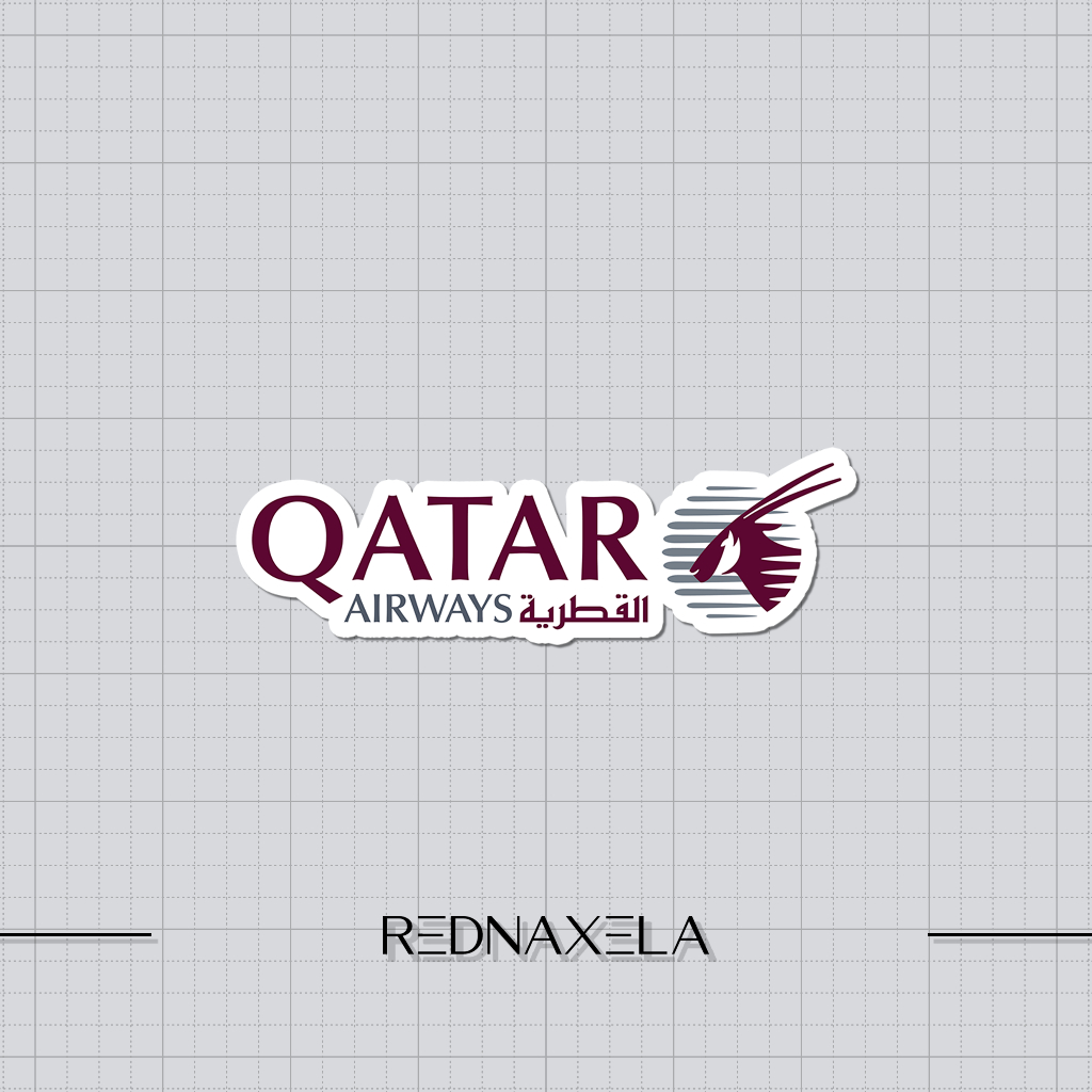 

Stiker Vinyl Qatar Airways Stiker Koper Outdoor Waterproof Sticker