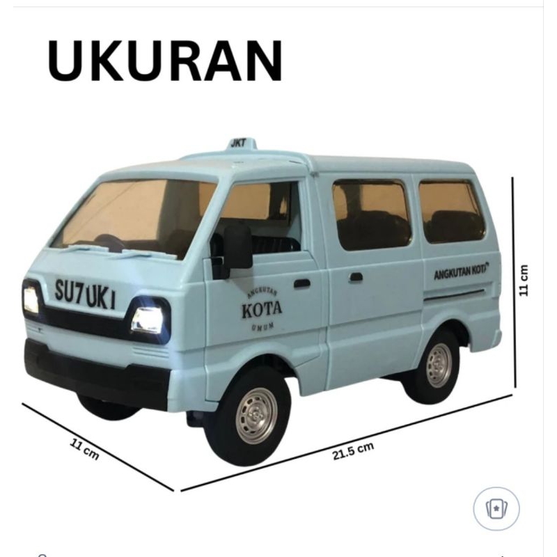 Mainan Rc Suzuki Angkot Remot kontrol