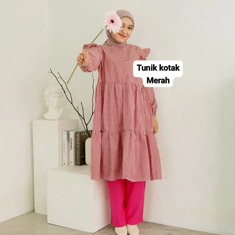 KATUN Tunik kotak