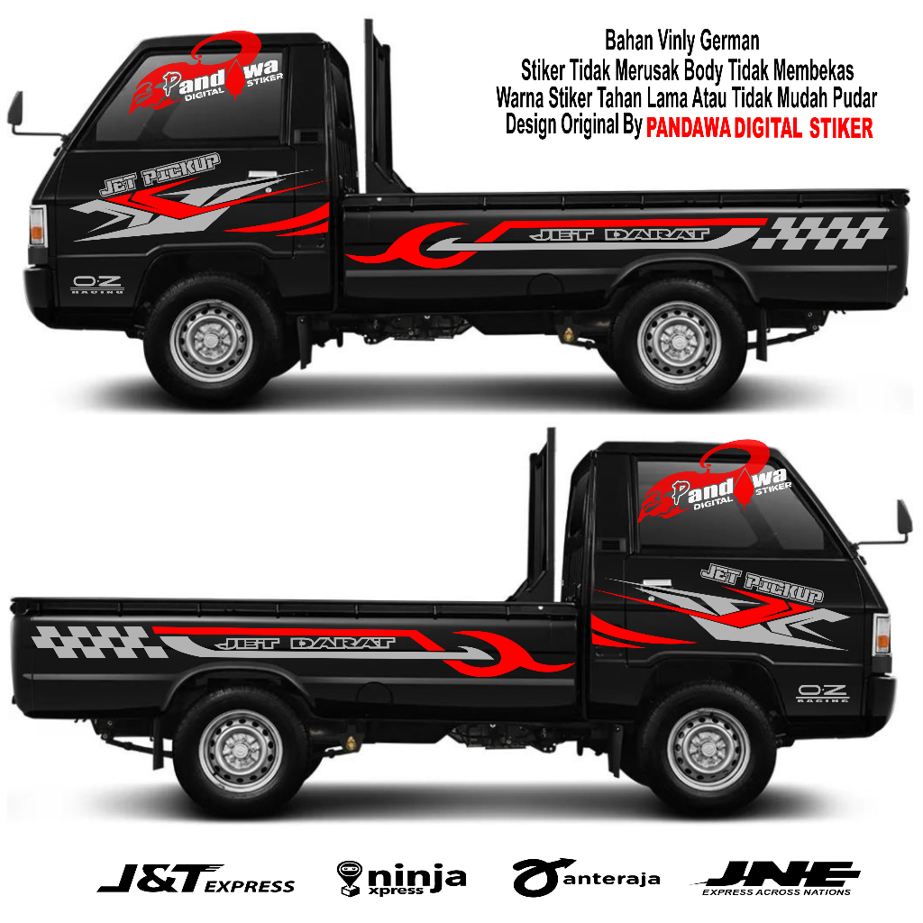 stiker cutting mobil pick up l300 sport stiker list strip mobil pick up l300 new bisa custom nama
