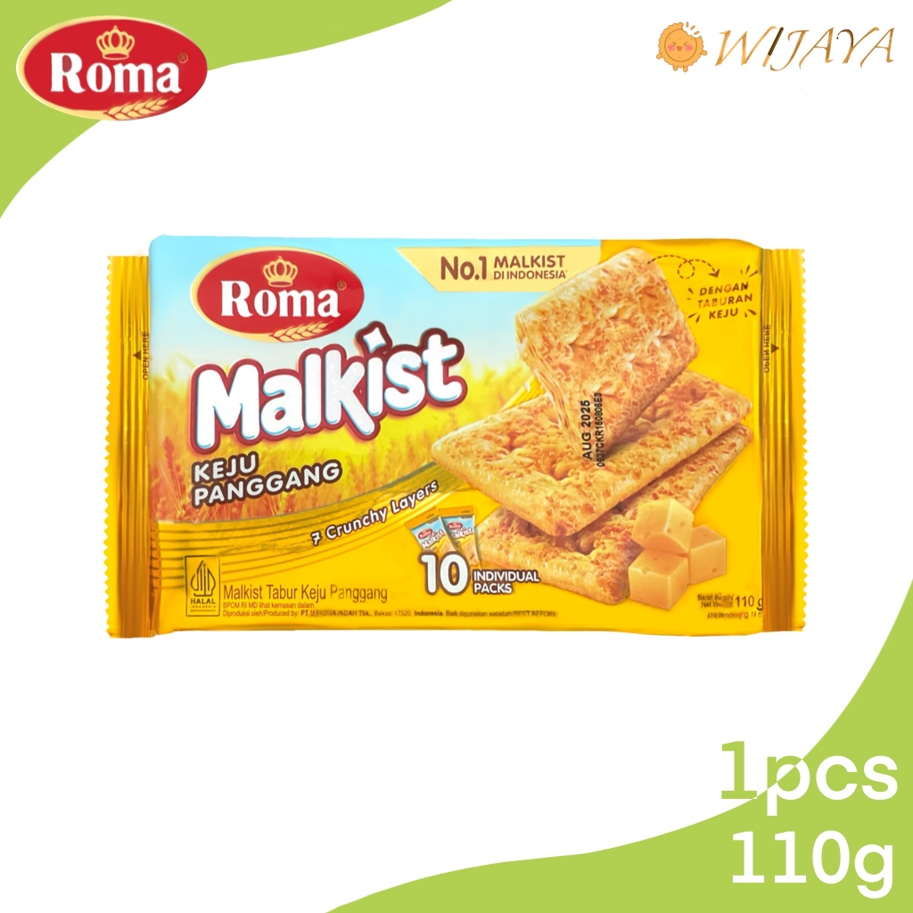 

Roma malkist / Malkis Tabur Keju Panggang / 110g