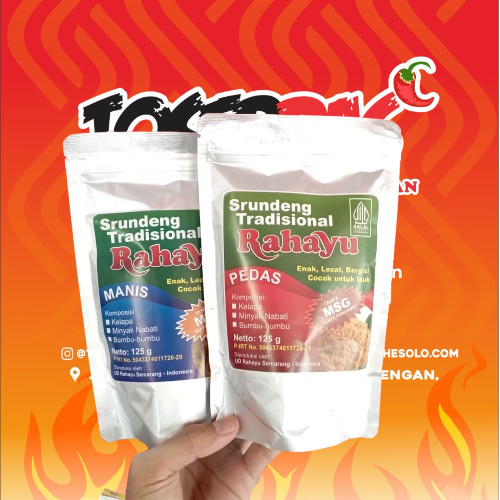 Olivoliv Snack Serundeng Srundeng Tradisional Rahayu Manis & Pedas