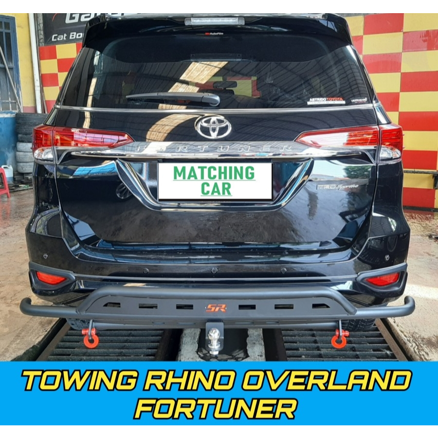 Tanduk Belakang Fortuner VRZ Bumper Towing Rhino Guard Overland Besi
