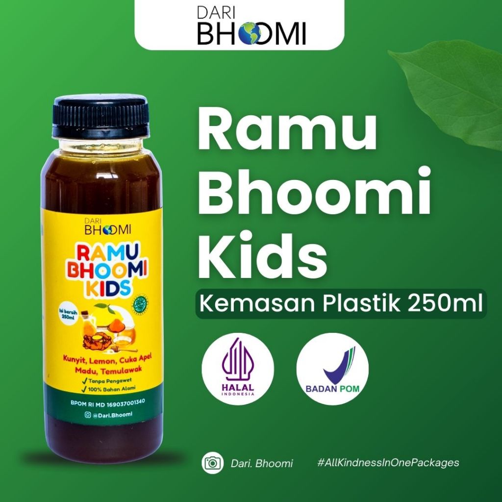 

Dari Bhoomi RAMU BHOOMI KIDS 250ml Plastik