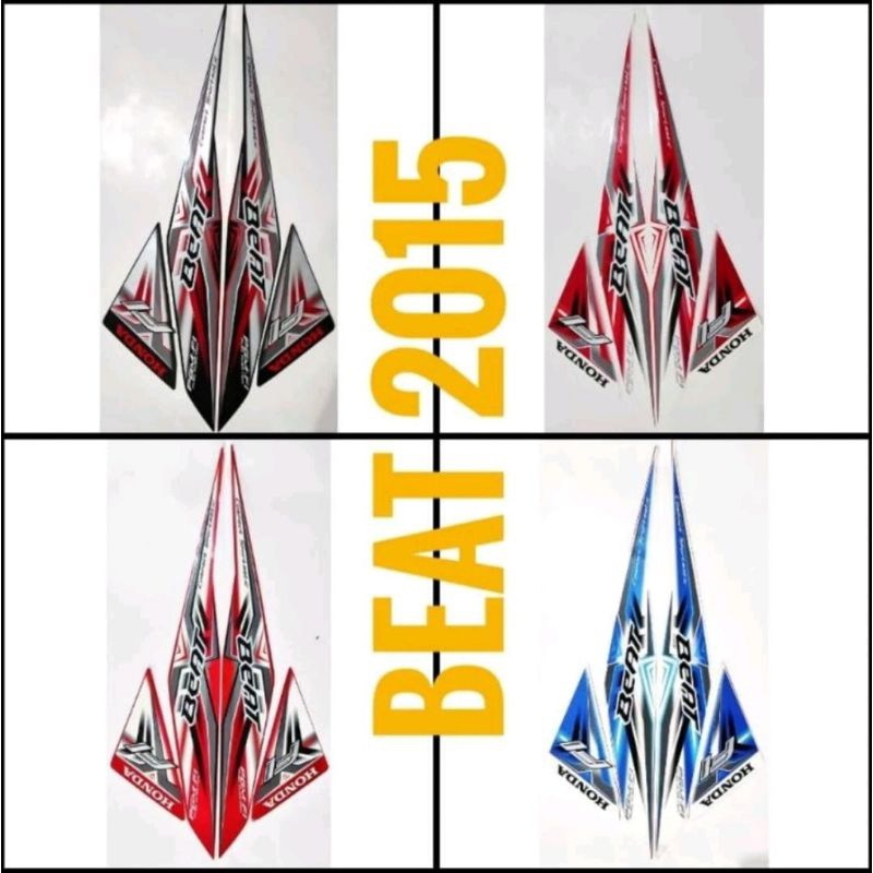 Striping motor / les body Honda Beat FI 2015