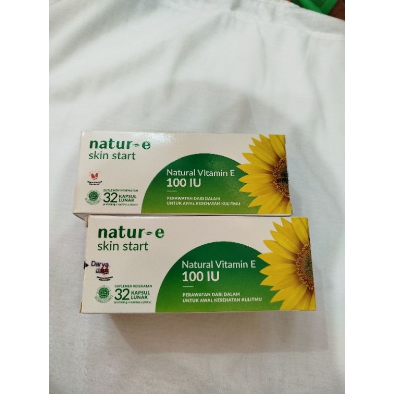 ❤️DUBEEDU❤️ PAKET 2BOX Natur E 100 IU isi 32 Kapsul Hijau