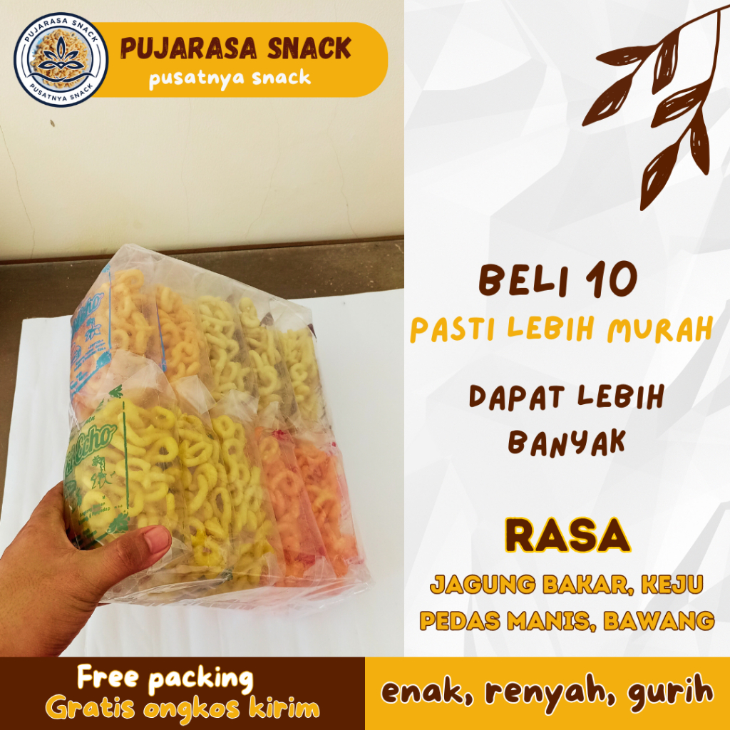 

PAKET HEMAT Makanan Ringan Klanting Lanting Singkong Bumbu Khas Kebumen Asli Cemilan Snack Enak Gurih Isi 10 Bks Lebih Banyak