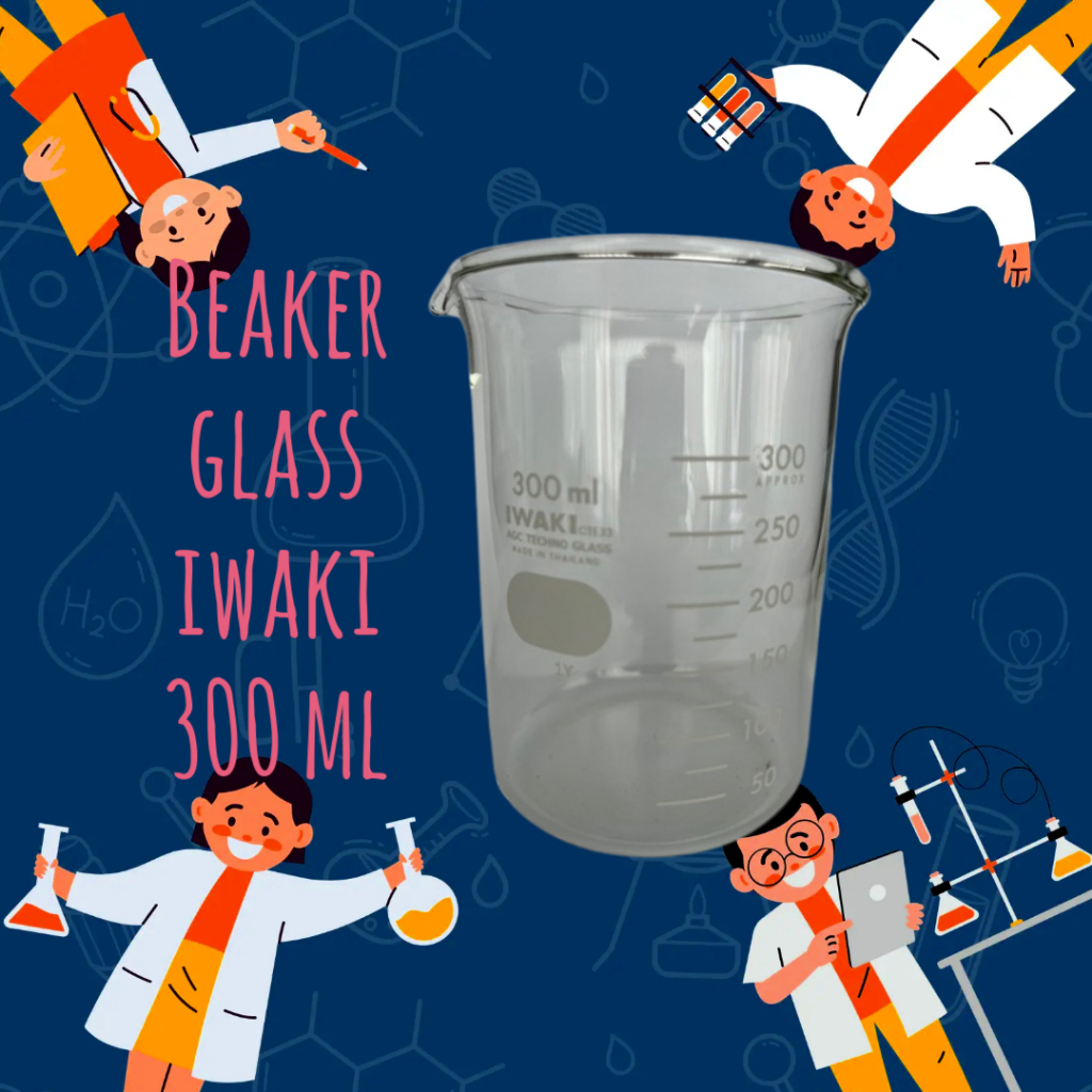 Beaker Glass Iwaki 250 ml clear glass